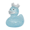 Παπάκι Glitter Duck with crown, blue